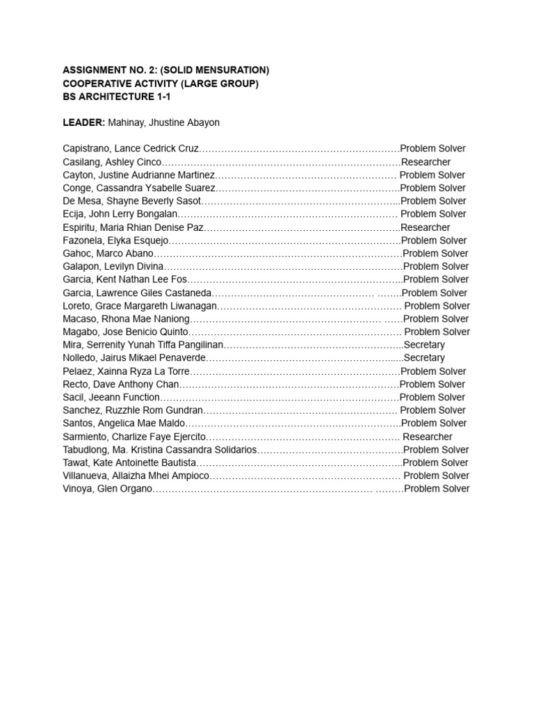 Assignment 2 Solmen | PDF | Area | Circle