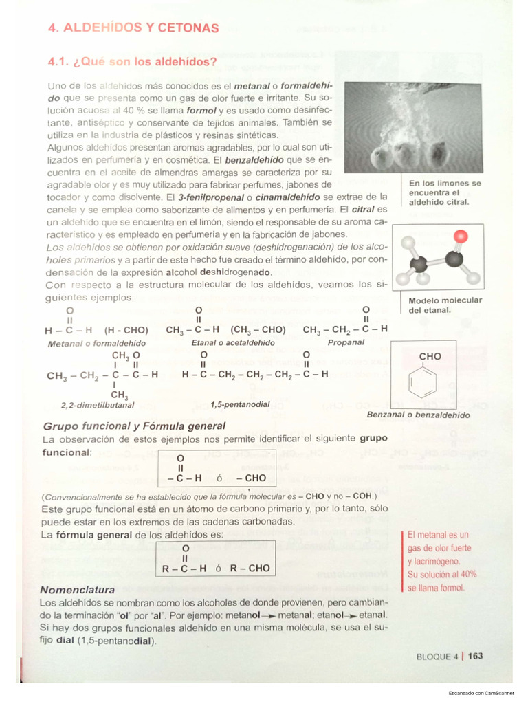 Aldehídos y Cetonas | PDF