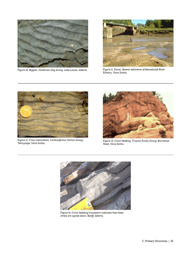 Sedimentary Structures in Geology | PDF | Contour Line | Rock (Geology)