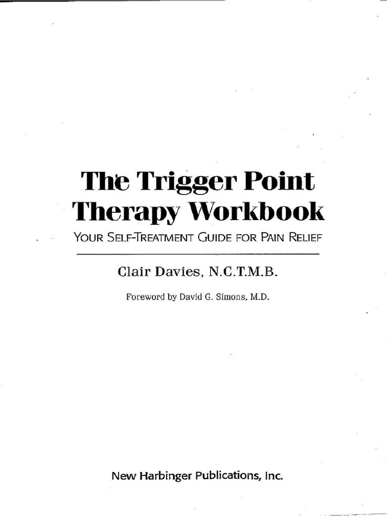 Toaz - Info The Trigger Point Therapy Workbook PR | PDF