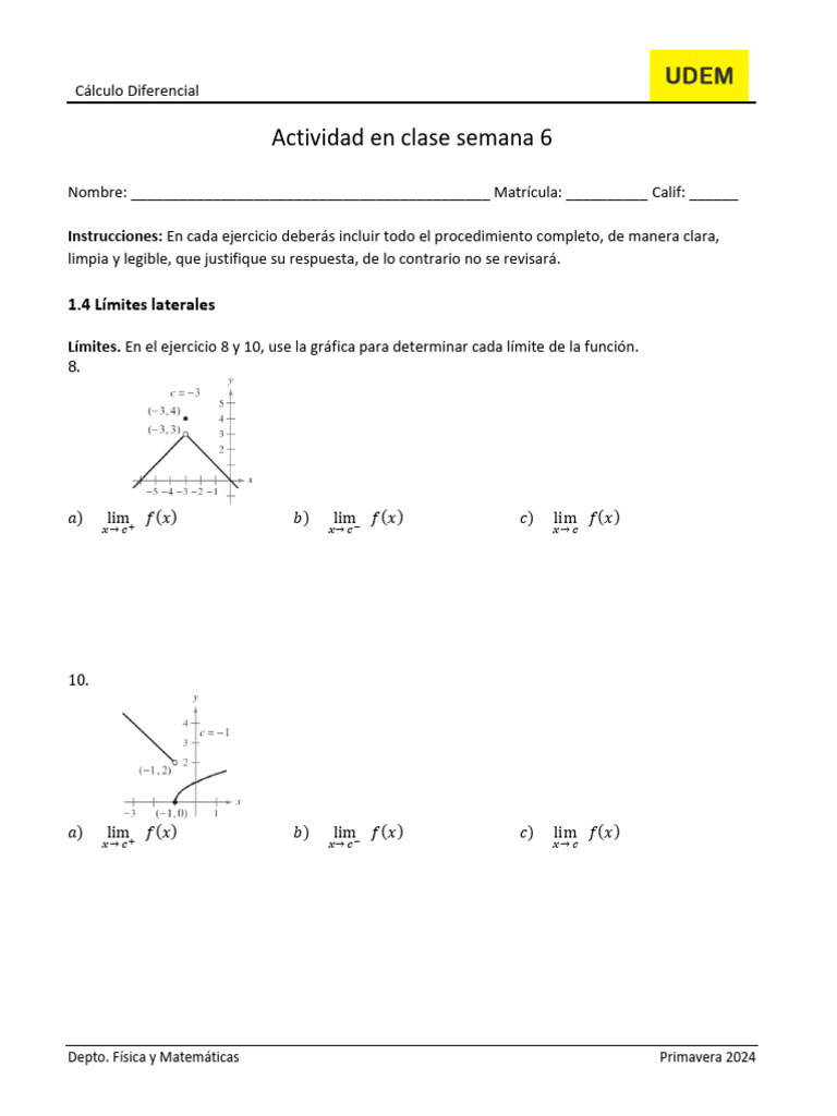 Actividad en Clase Semana 6 | PDF