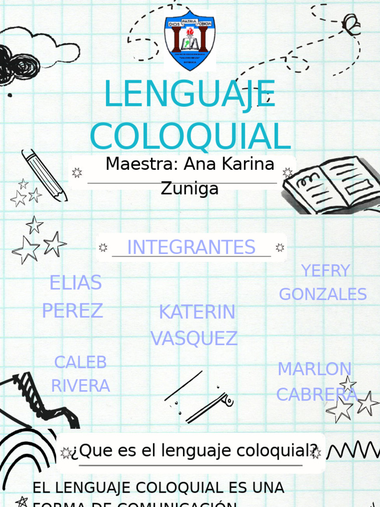 lenguaje coloquial | PDF