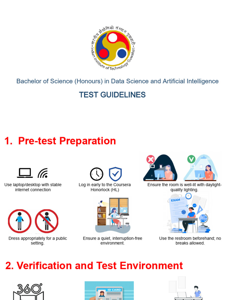 Data Science Exam Proctoring Guidelines | PDF | Smartphone | Laptop