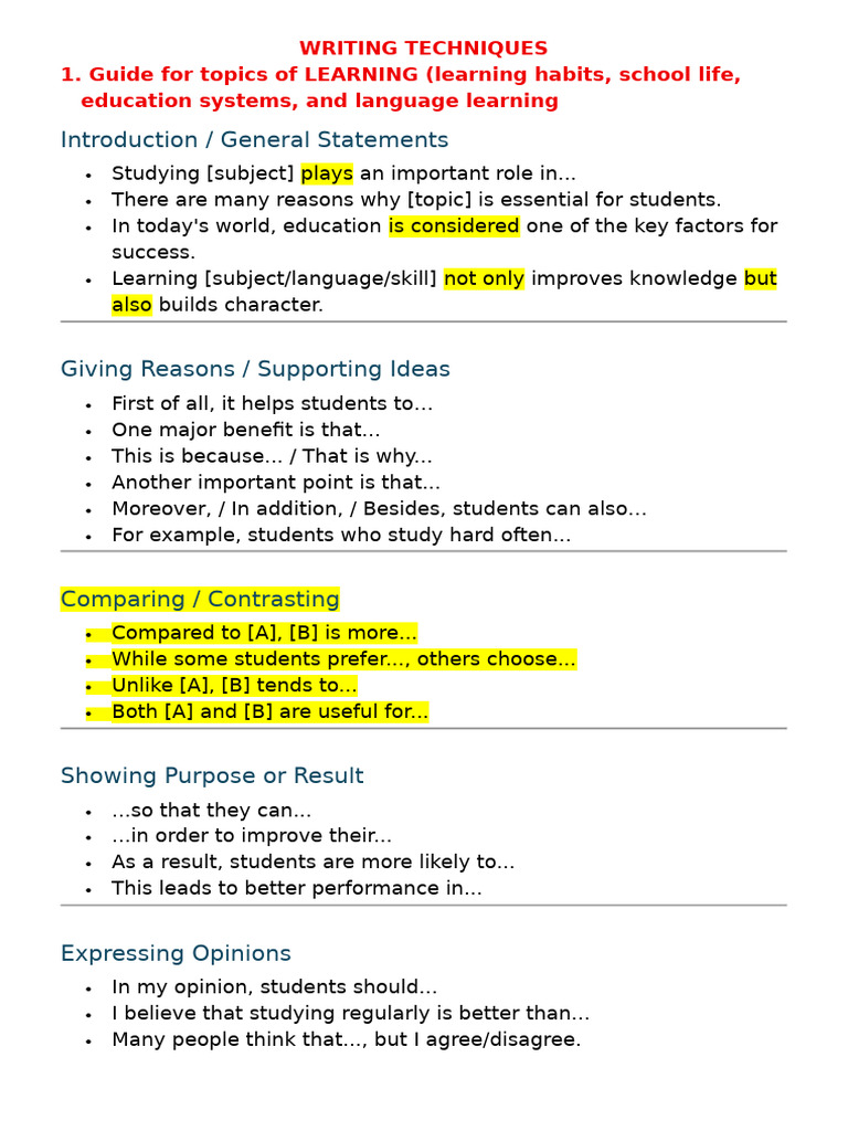 Effective Writing Techniques Guide | PDF | Natural Environment | Waste