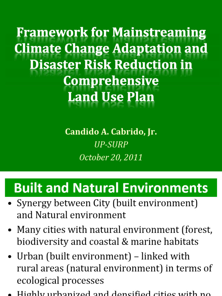 Urban-Natural Environment Synergy | PDF | Flood | Coral Reef