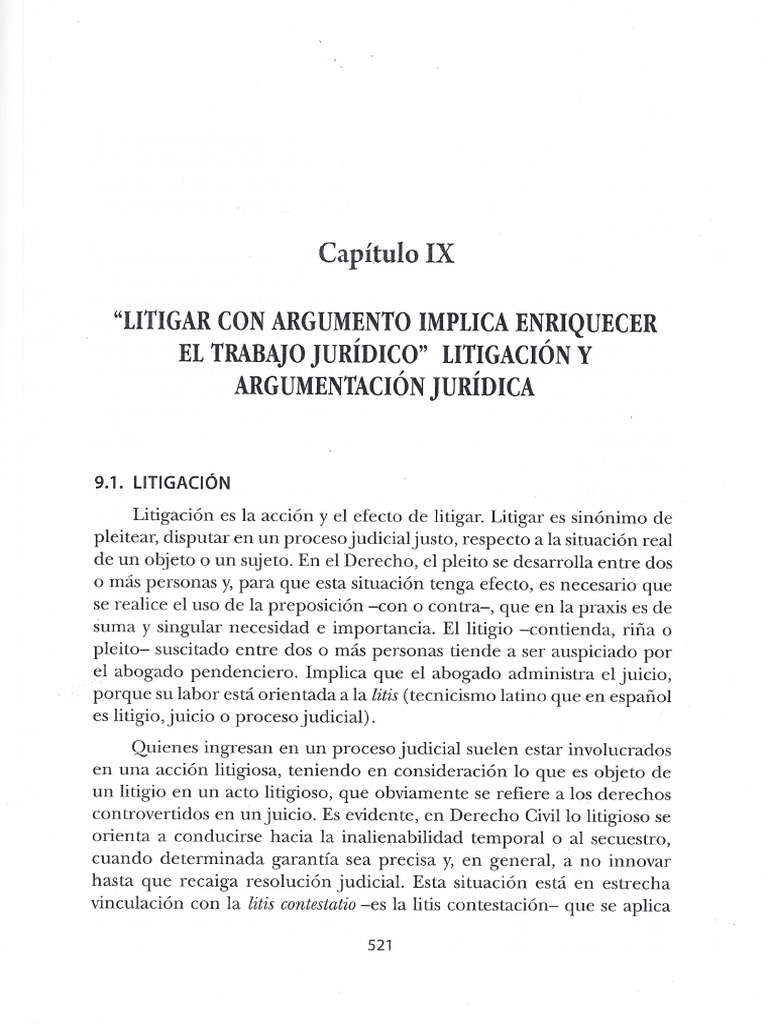 Litigar Con Argumento | PDF