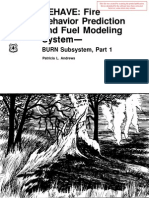 BEHAVE - Fire Behavior Prediction and Fuel Modeling System-BURN Subsystem, Part1