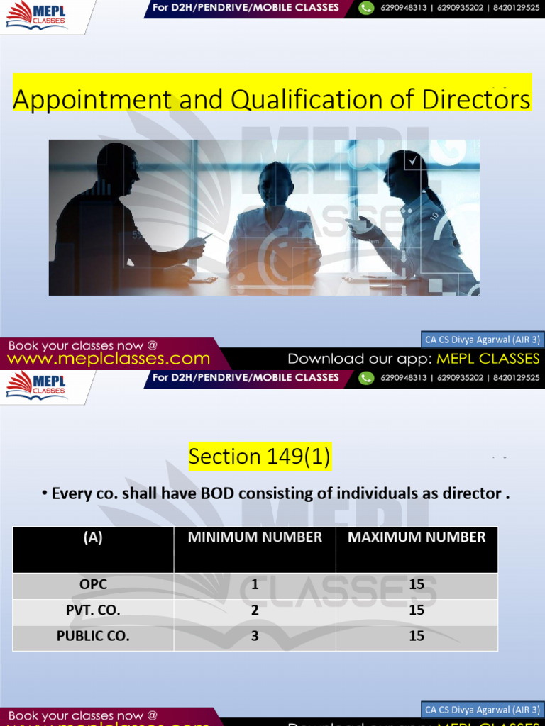 Directors' Appointment Guidelines | PDF | Business