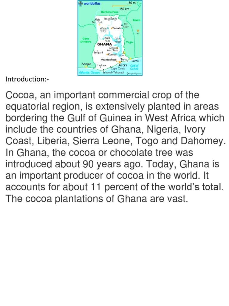 Cocoa Cultivation in Ghana PDF Cocoa Bean Chocolate