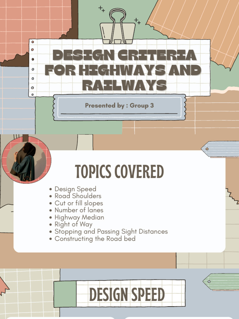 Highway and Railway Design Criteria | PDF | Lane | Road