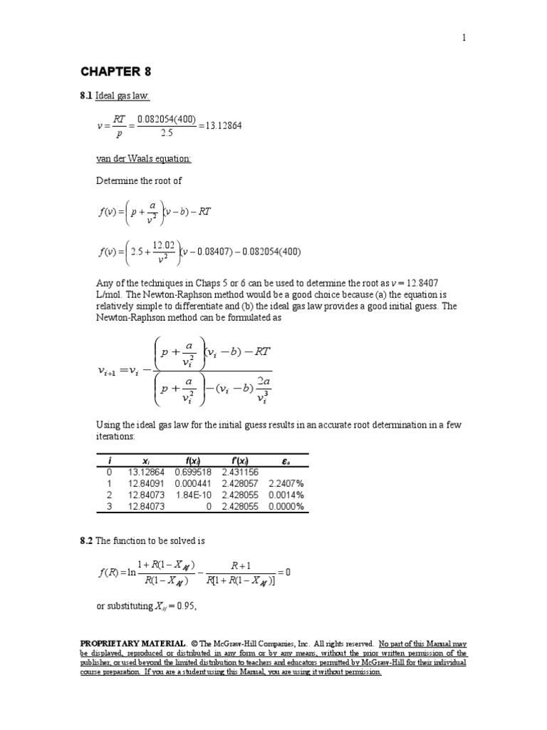 Numerical Methods For Engineers 8th Edition Pdf