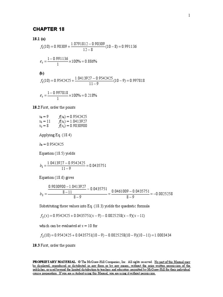 Numerical Methods For Engineers 8th Edition Pdf