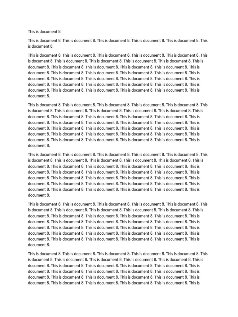 Document 8 Overview | PDF
