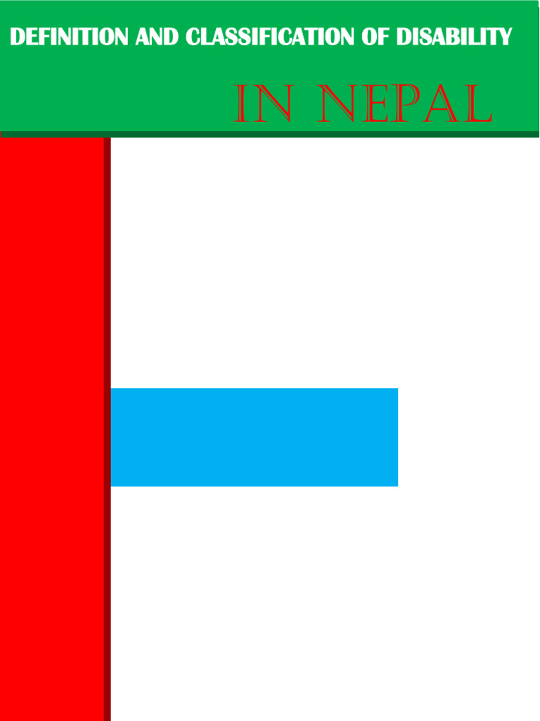 CLASSIFICATION OF DISABILITY IN NEPAL visual data 6