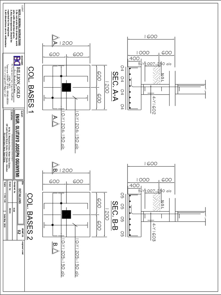 R.C Base Details | PDF