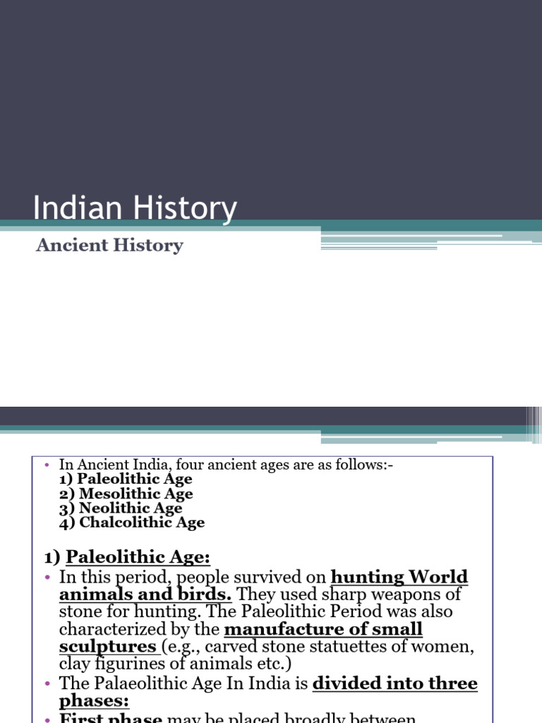 Overview of Ancient Indian History | PDF | Ancient India