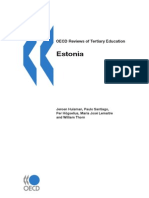 OECD Reviews of Tertiary Education Estonia