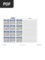 Download 2009 Yearly Calendar 1pg by Upon Request Assistants SN8663786 doc pdf