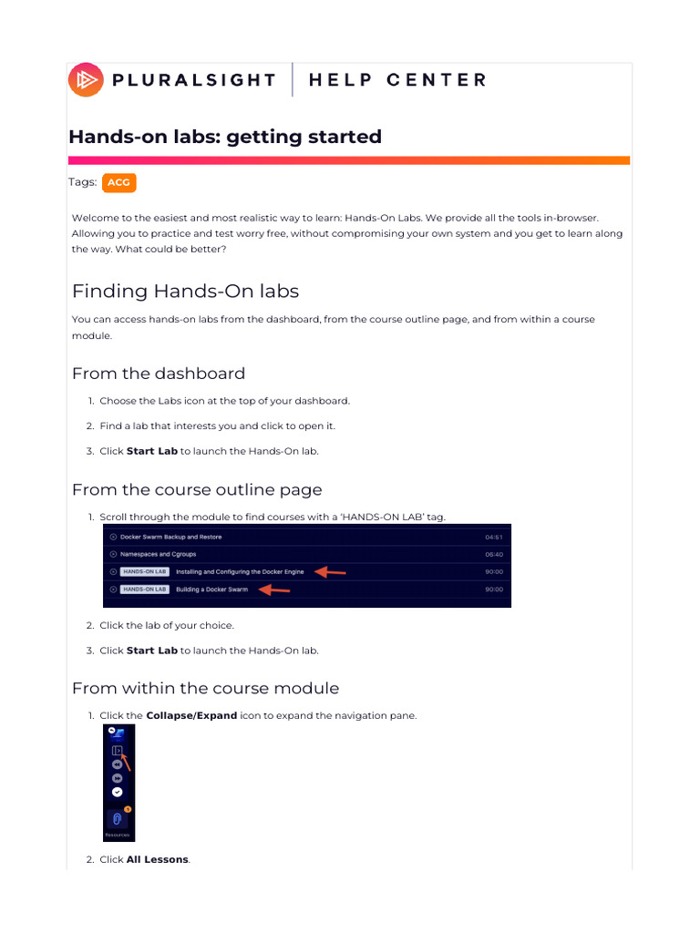 Getting Started with Hands-On Labs | PDF