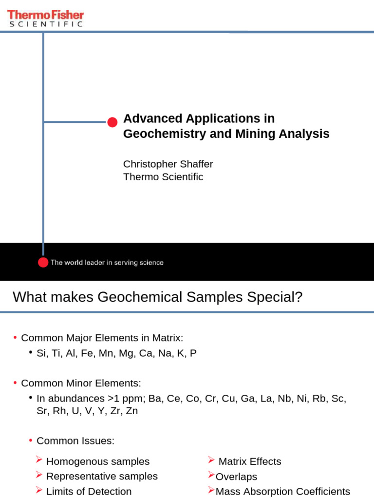 Geochemistry and Mining Analysis Techniques | PDF | Iron | Nickel