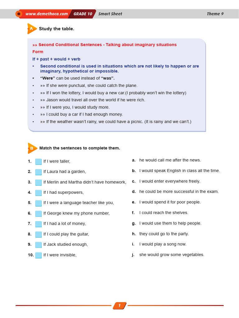 10.9 SmartSheet | PDF | English Language | Language Mechanics