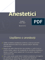 Anestetici