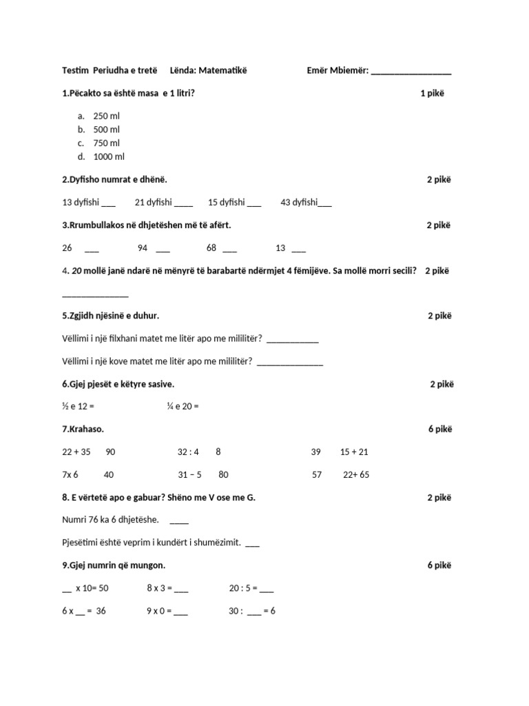 Mat 3 | PDF