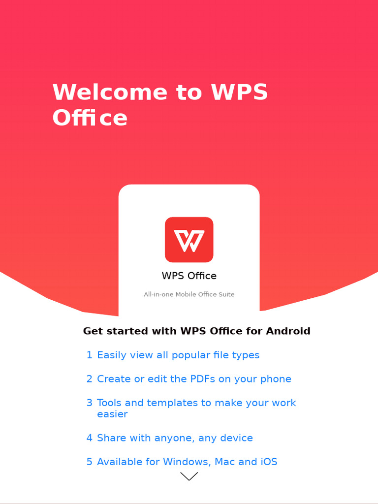 WPS Office: All-in-One Mobile Suite | PDF | Microsoft Office ...