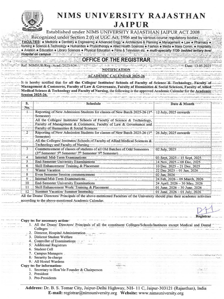 Notification 634 | PDF