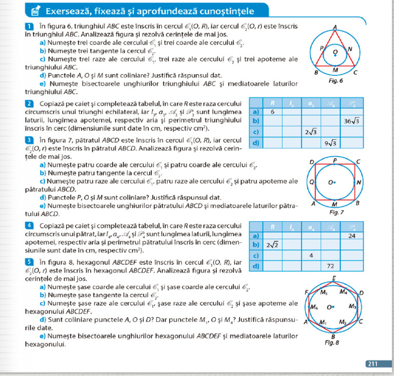 manual matematica clasa 7 art