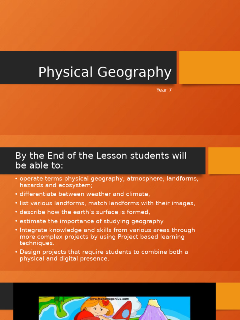 Understanding Physical Geography Concepts | PDF | Lake | Cliff