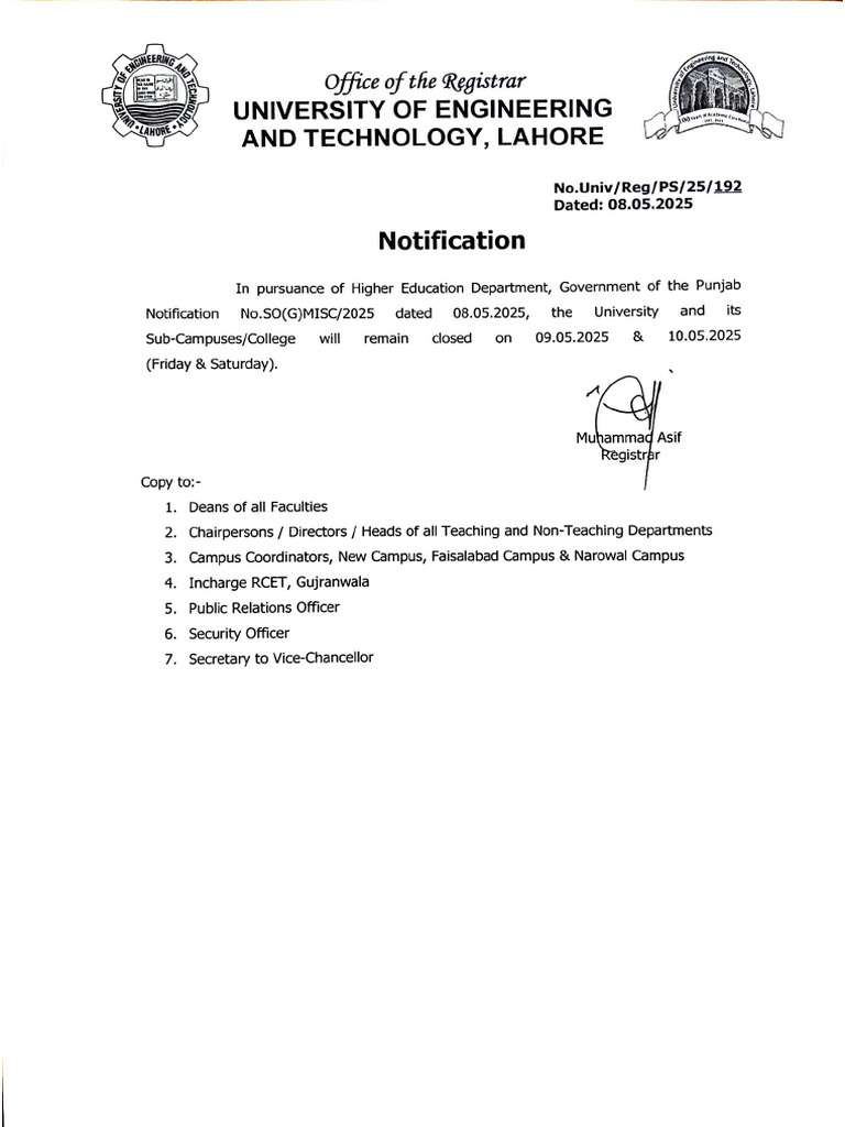 Notification | PDF