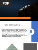 Hotel Departments and Their Functions | PDF