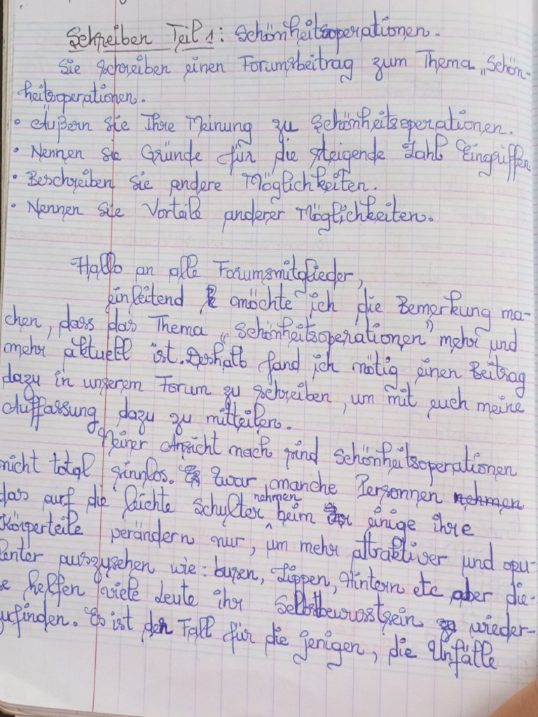 Schreiben B2 Pdf