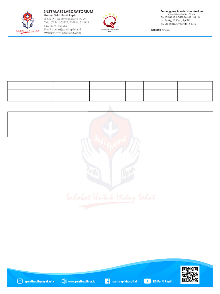 Hasil Lab RM878073 | PDF