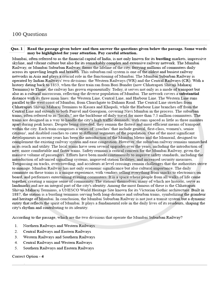 Do SBI PO Prelims Memory Based Paper Held On 06 Nov, 2023 Shift 2 | PDF ...