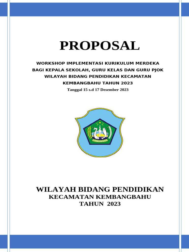 Workshop Kurikulum Merdeka 2023 Kembangbahu | PDF