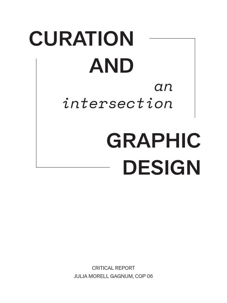 Curation and Graphic Design Insights | PDF | Emotions | Graphic Design