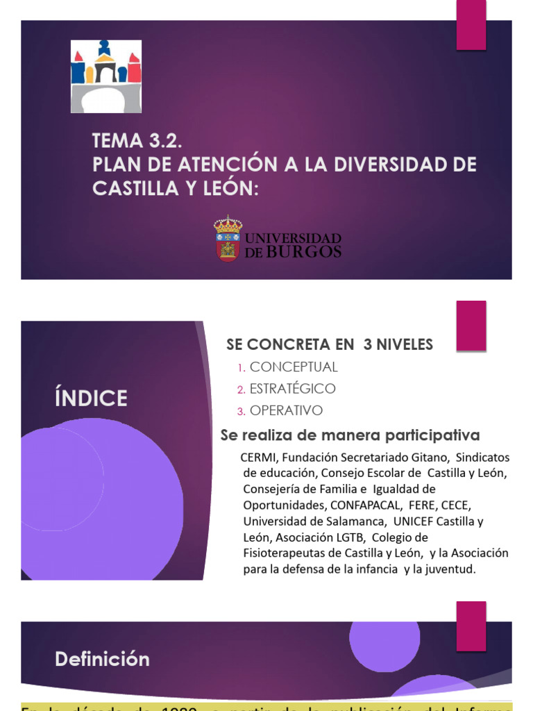 Presentación Plan de Atención A La Diversidad | PDF | Inclusión ...