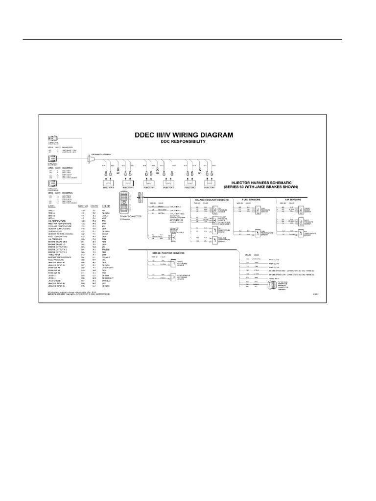 Series 60 Engine Wiring Schematics | PDF | Electronic Design Automation ...