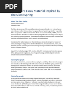 Silent Spring by Rachel Carson | PDF | Pesticide | Ecosystem