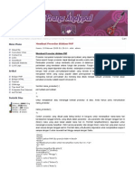 Membuat Prosedur Didalam PHP