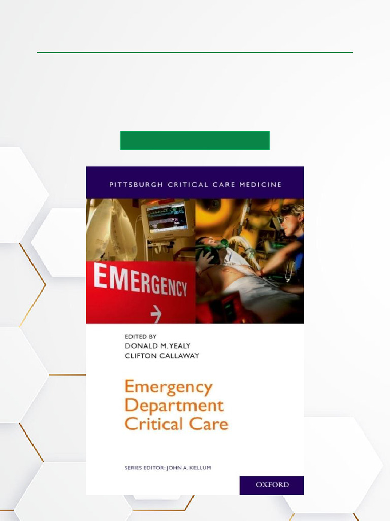 Emergency Department Critical Care Guide | PDF | Intensive Care ...