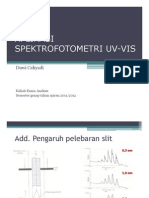 Aplikasi Spetrofotometri UV-Vis