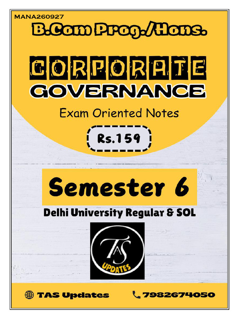 Manan | PDF | Corporate Governance | Governance