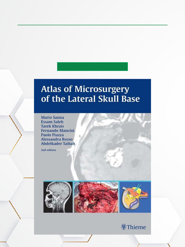 Atlas of Microsurgery of The Lateral Skull Base 2nd Edition