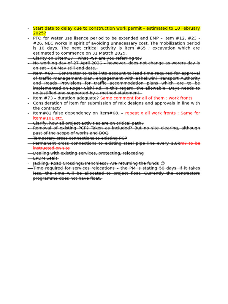 Comments On Programme | PDF