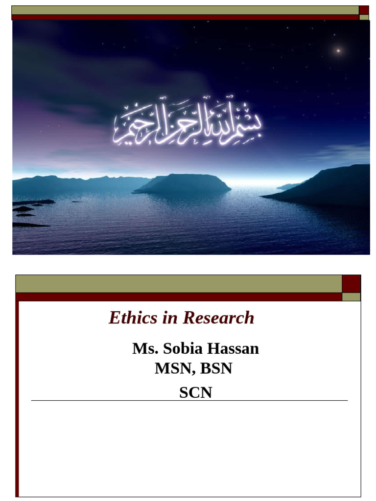 Unit III Research Ethics | PDF | Informed Consent | Hepatitis