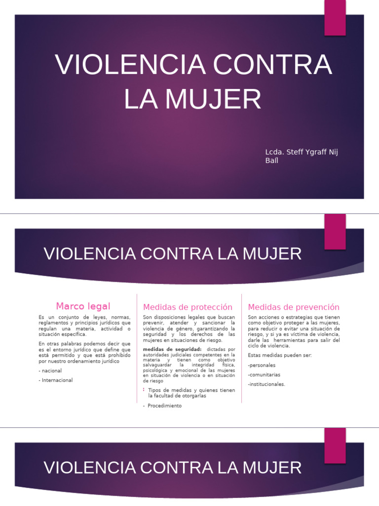 Violencia Contra La Mujer 1-1 | PDF | La violencia contra las mujeres ...