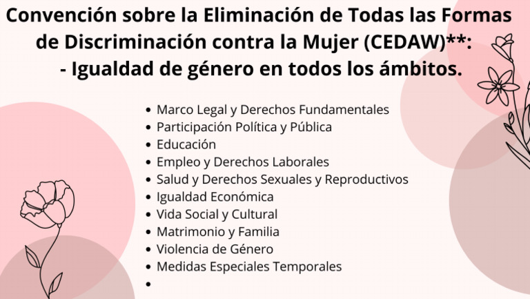 Convención Sobre La Eliminación de Todas Las Formas de Discriminación ...